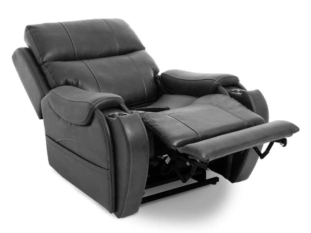 Leather riser recliner chair
