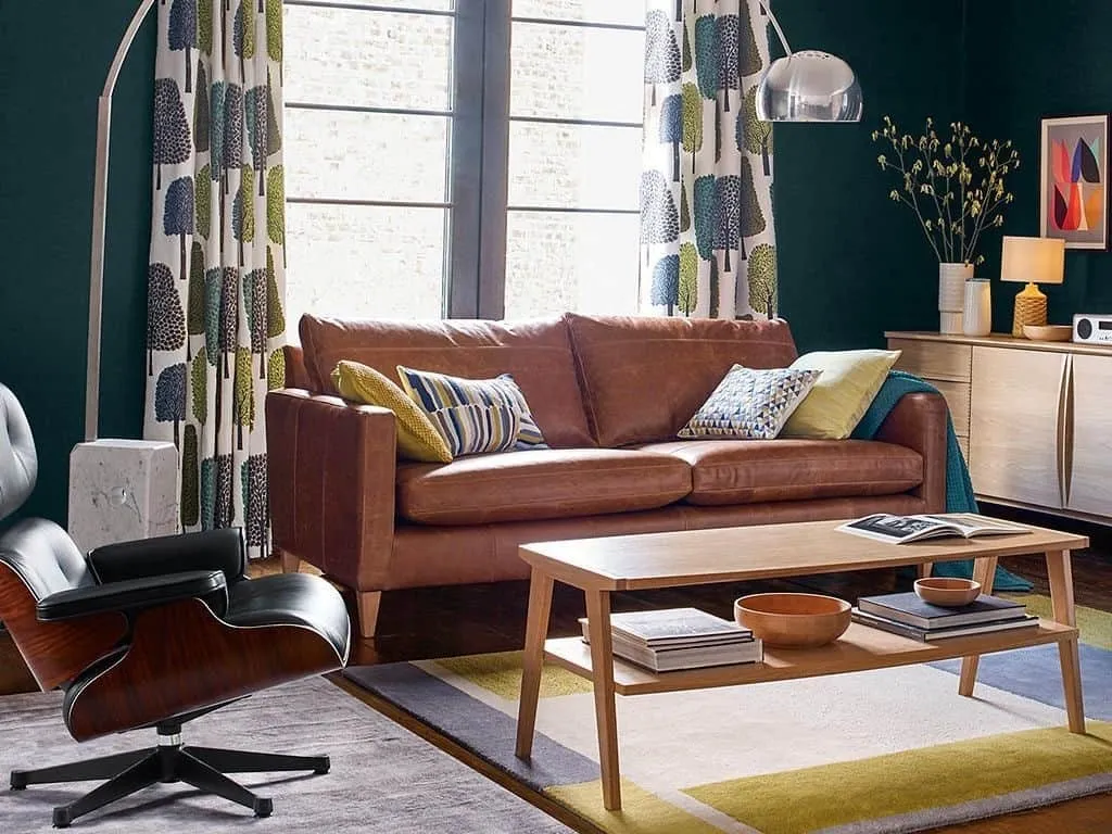 leather sofa