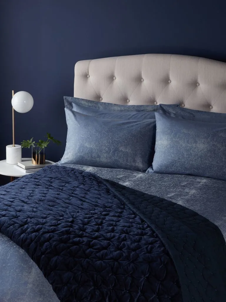 Navy bedspread