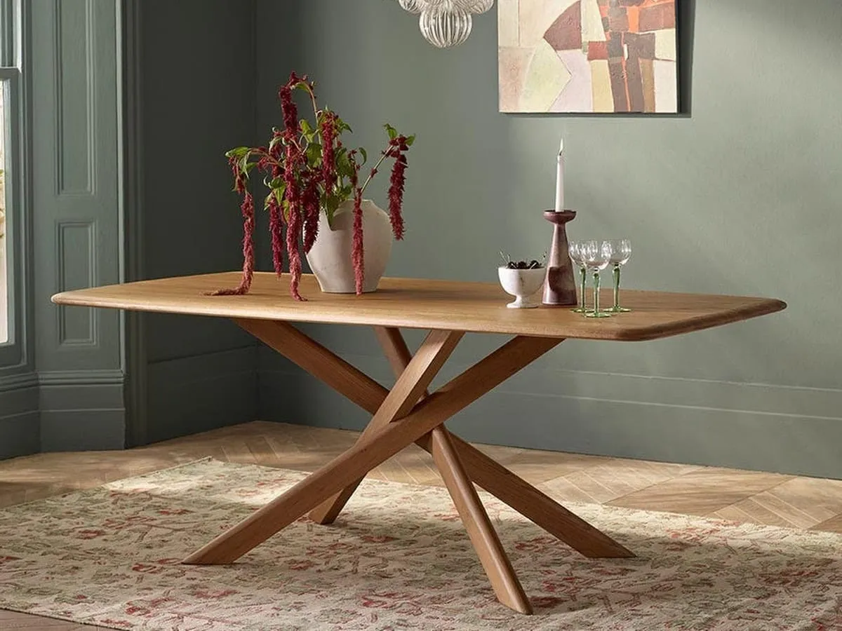 Oak dining table