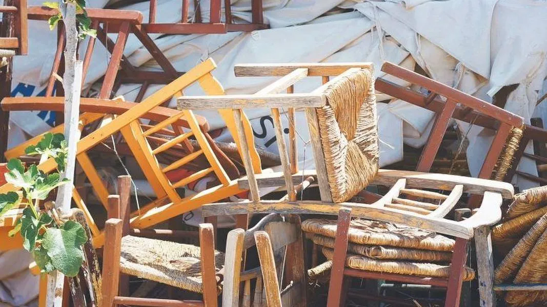 Dumped furniture