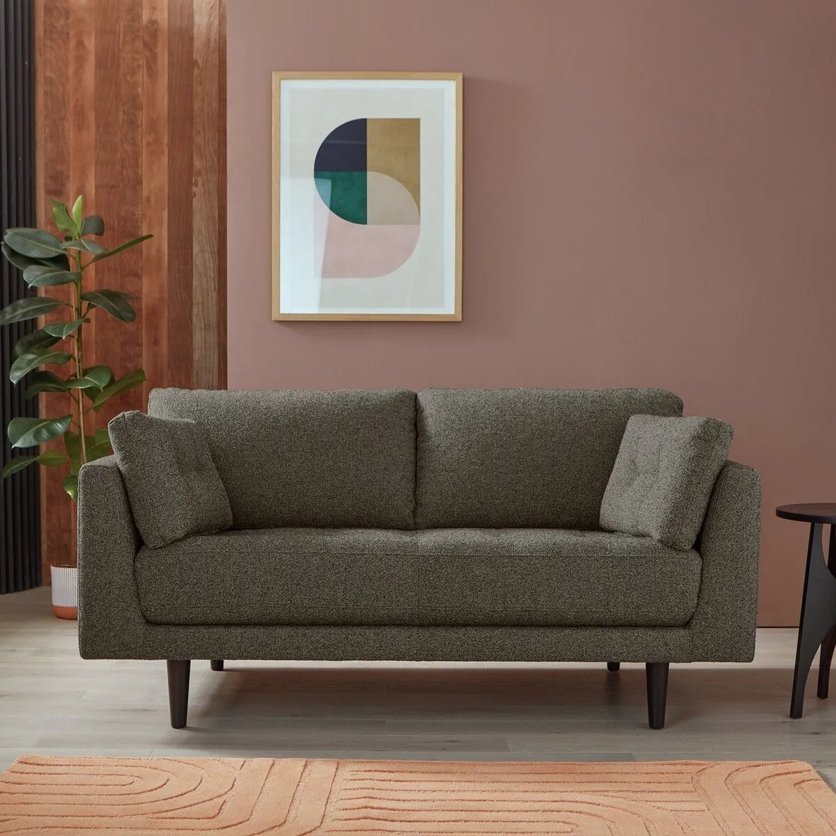 Charcoal grey sofa