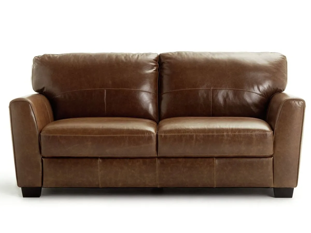 3-seater leather sofa