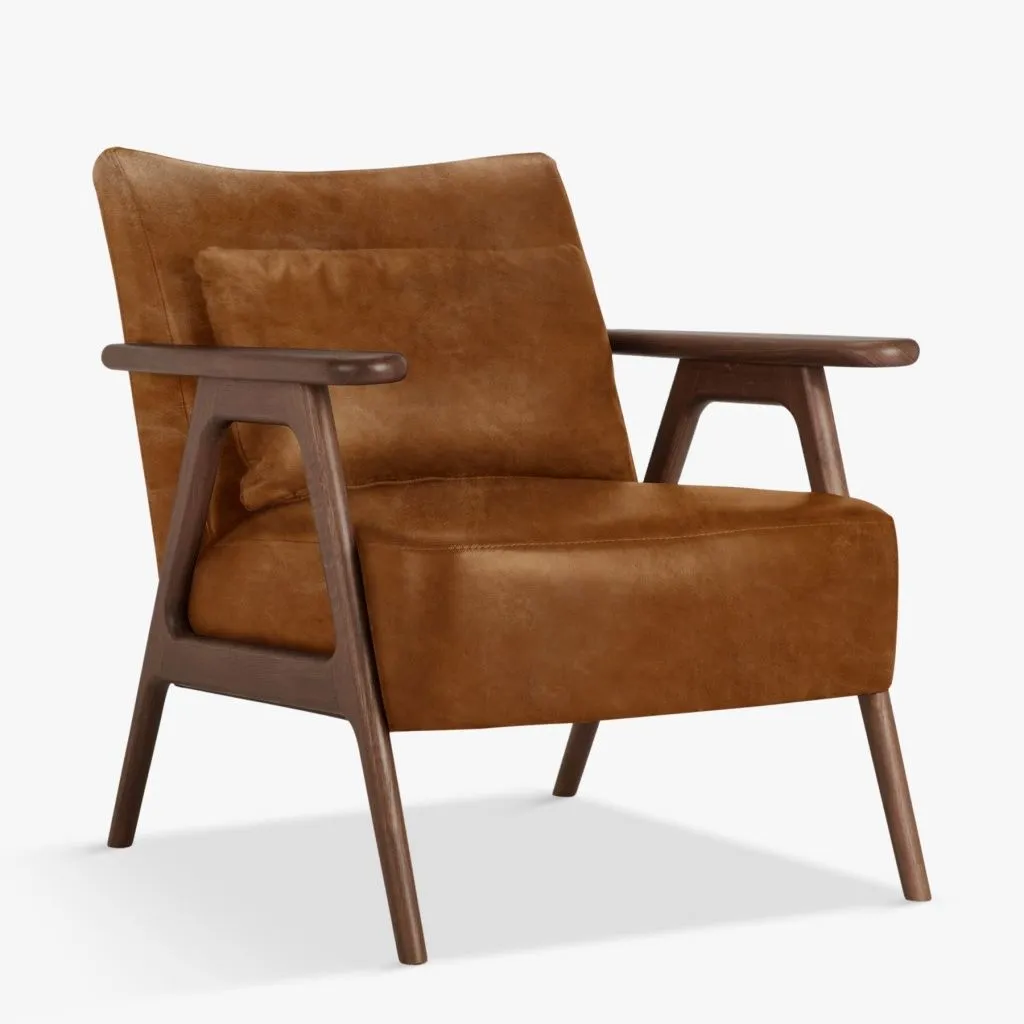 Leather armchair