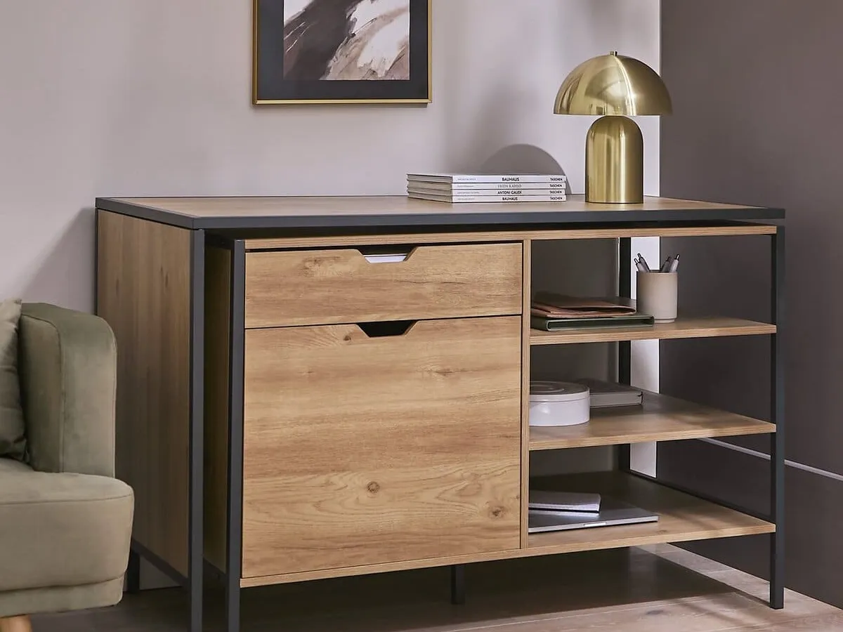 Rustic oak desk
