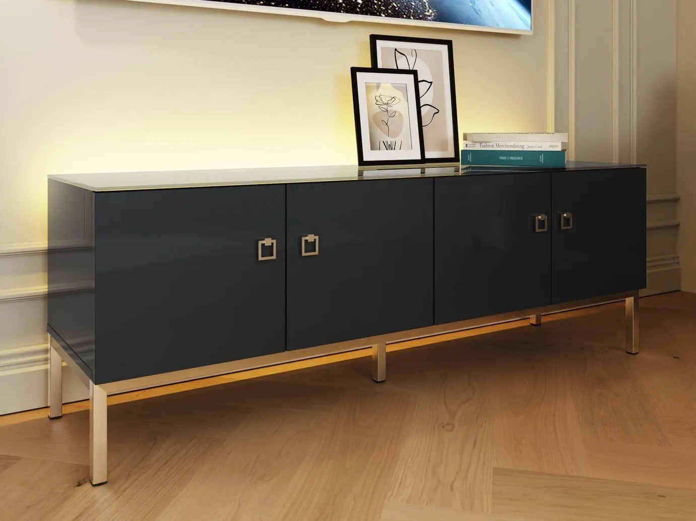 Indigo 4-door media unit