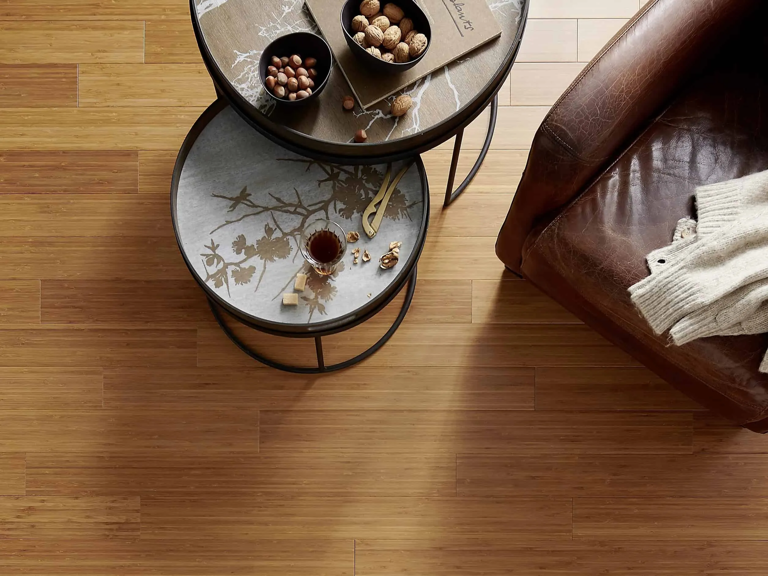 Bamboo wood flooring