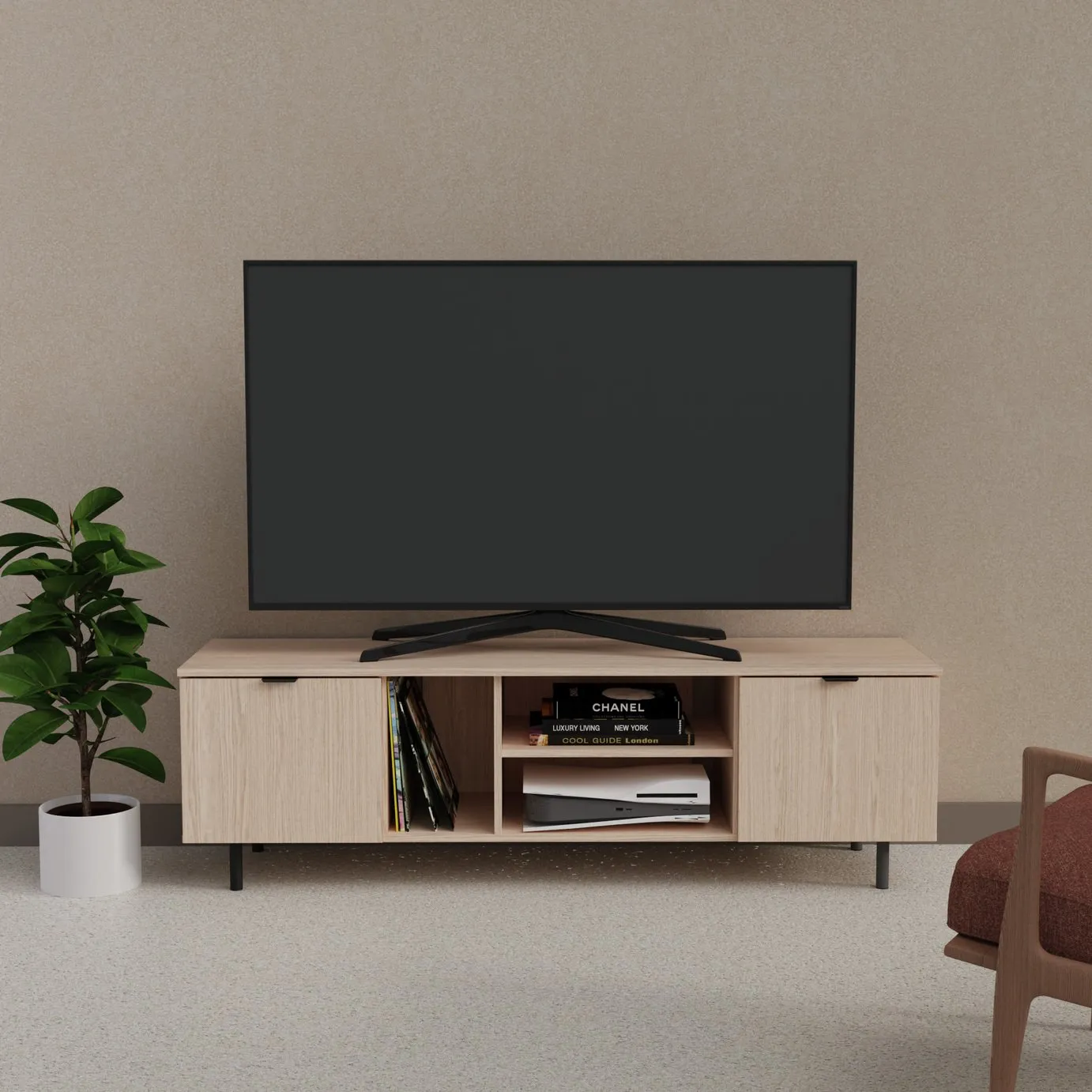 2 door tv unit
