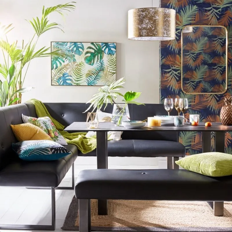 Leafy design dining room
