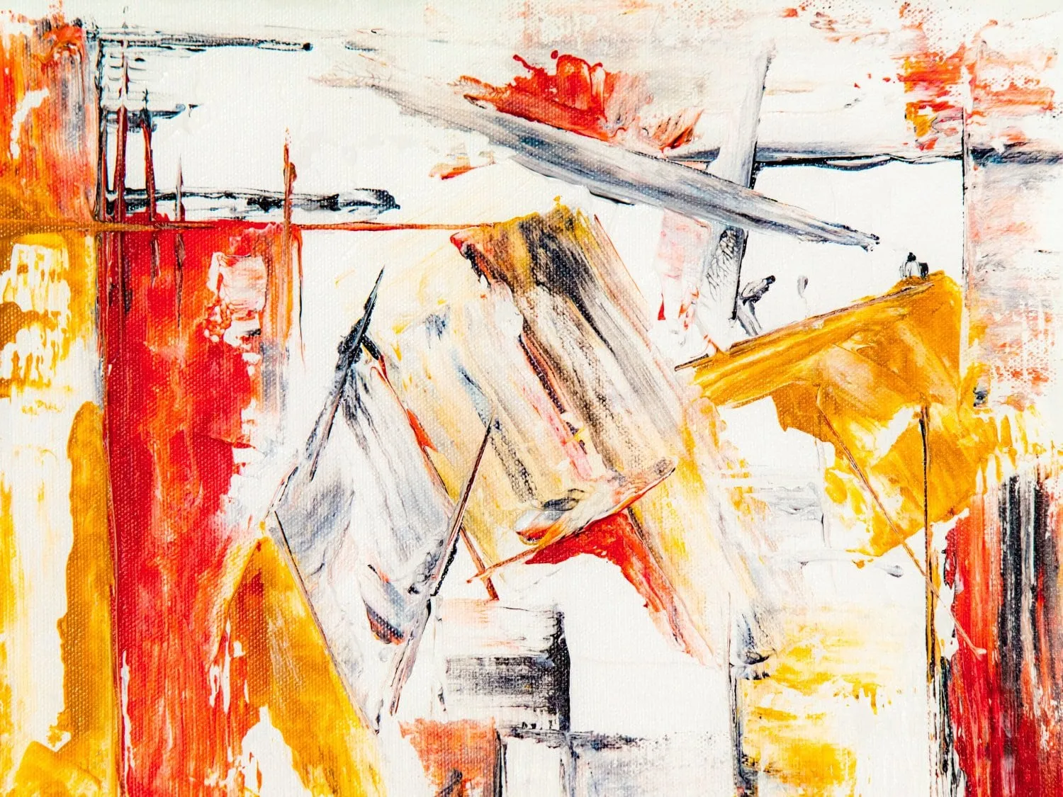 Abstract canvas art