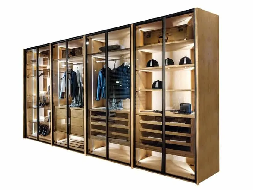 Avant closet-style open wardrobe