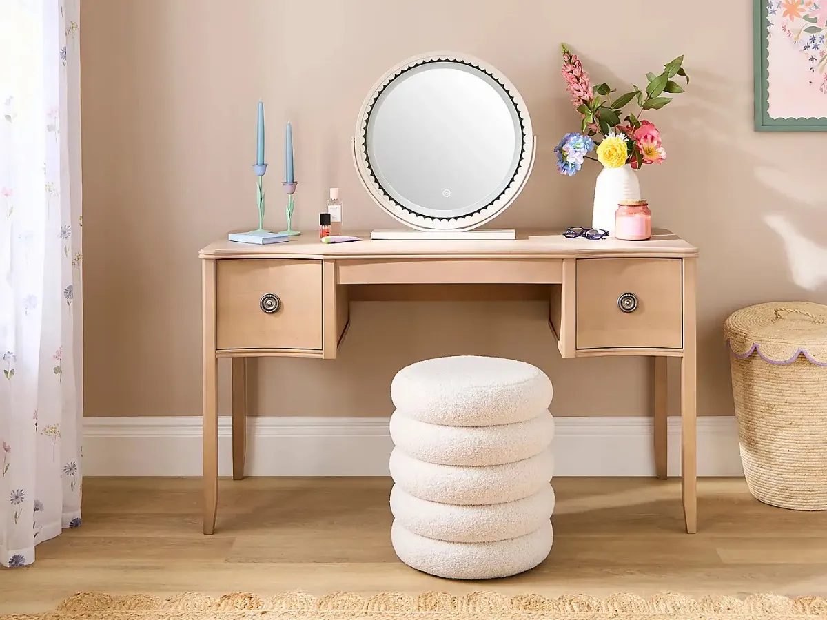 Birch wood dressing table