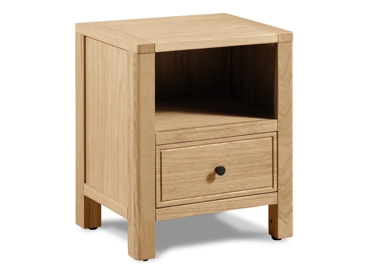Oak bedside table