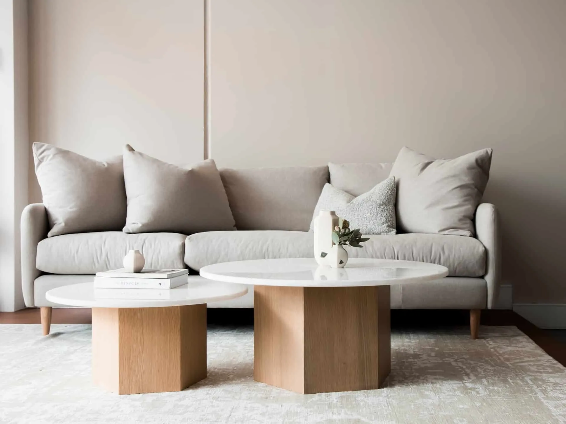 Sofa and coffee table
