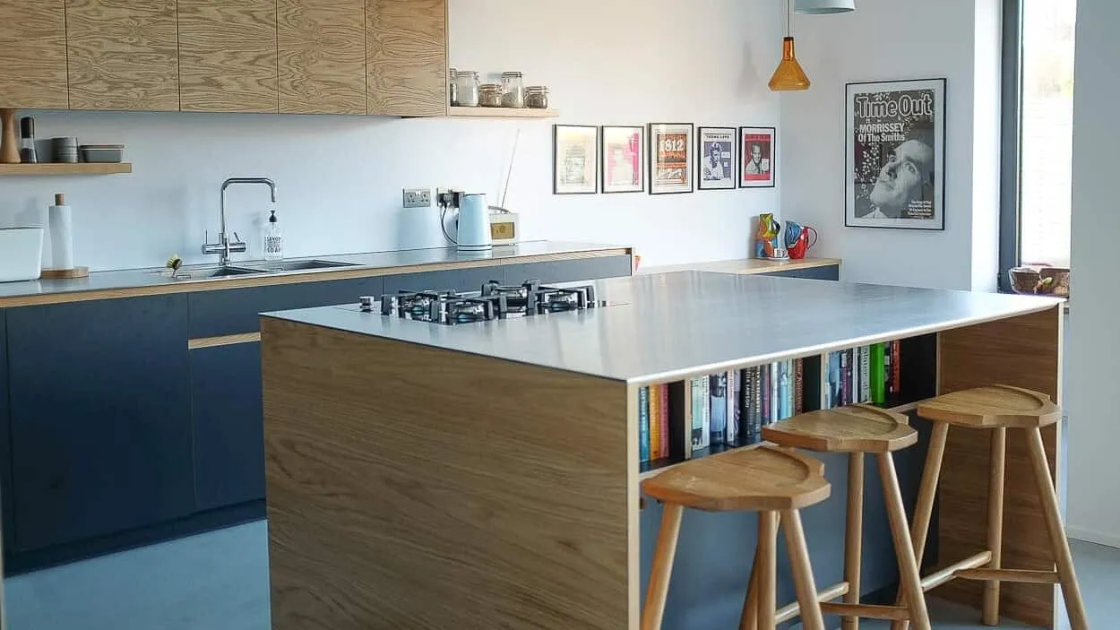 Stainless steel worktops