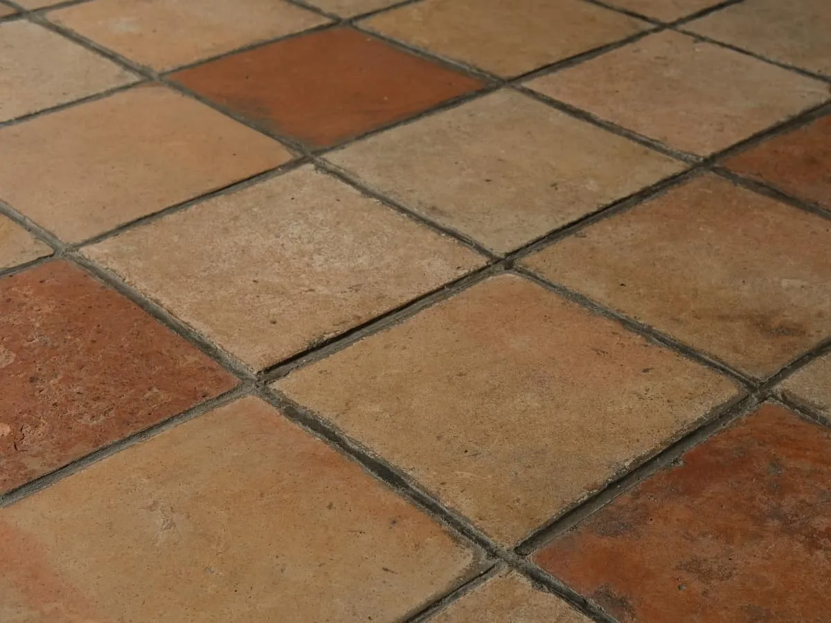 Tiled floor