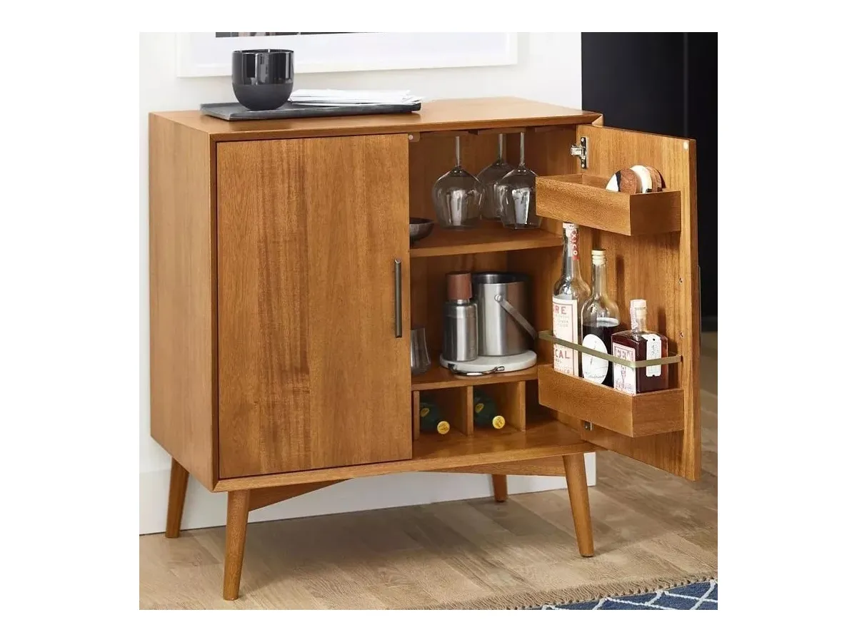 2-door bar cabinet