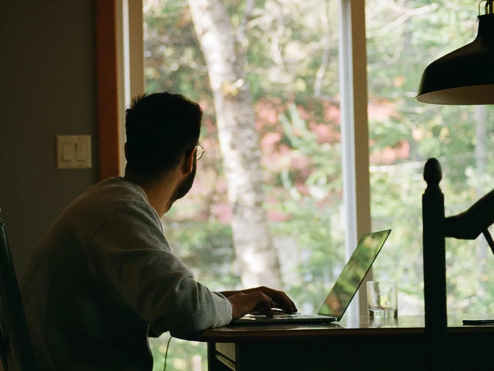 working from home